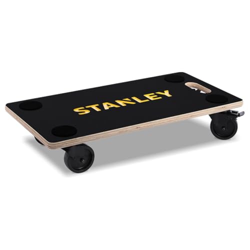 Stanley - Carrito de Transporte 57 x 29 - Multiplex - 200 kg - Rodillo para Muebles/Ruedas para Muebles/Transporte/mudanzas