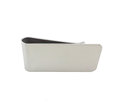 yueton Pack of 3 Brushed Stainless Steel Slim Money Clip Credit Card Cash Holder - Men's Fashion Travel Accessory3