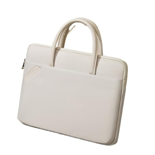Sac ordinateur portable blanc protégeant vos écrans contre les chocs de voyage