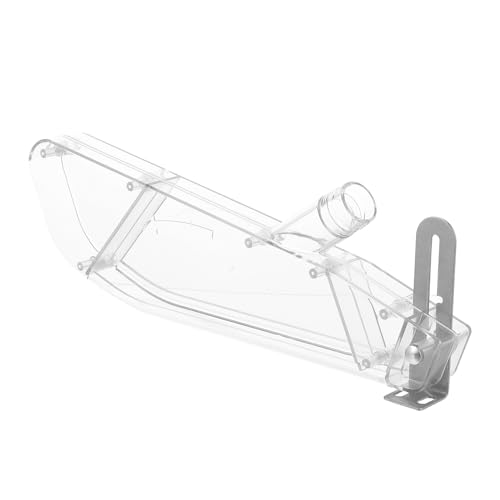 MUCKLILY Copertura Protettiva Trasparente per Seghetto Circolare da Tavolo 4-10 Pollici con Protezione Antipolvere Sicurezza Lama e Accessori Guida per Lavorazione Legno