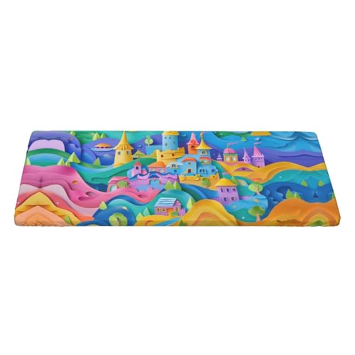 Nappe élastique lavable Dream Castle imperméable table 1.5m - 3