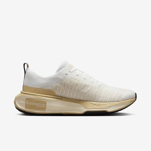 Nike Invincible 3 Men's Road Running Shoes (DR2615-106, White/Sesame/Anthracite/Coconut Milk) Size 133
