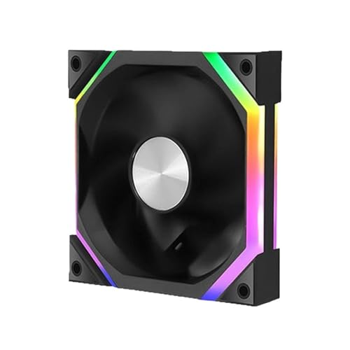 Ventilador ARGB 12cm reversed para setup gamer silencioso y luminoso