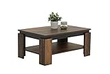 tante emma laden english BxHxT ca.: 90 x 41 x 60 cm DEINE TANTE EMMA 082707 Tim II Oldwood Altholz Nb. Dekor/schwarz Couchtisch Beistelltisch quadratisch