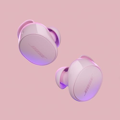 Image of Bose QuietComfort Earbuds - True Wireless Bluetooth Earbuds with Active Noise Cancellation and Mic, USB-C Charging, IPX4 Rating, Up to 8.5 Hours of Playtime, Petal Pink - Limited Edition Color