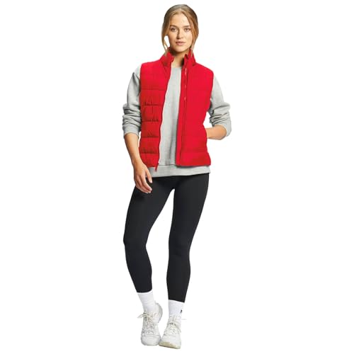 Women's Puffer Vests Slim Fit Full Zip Quilted Sleeveless Puffy Jacket for Womens Water-Resistant Outdoor Sport Coat4