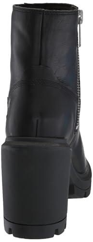 Timberland Timberland Women's Allington Heights Mid Zip Up Boot, Black Full Grain, 9 Medium