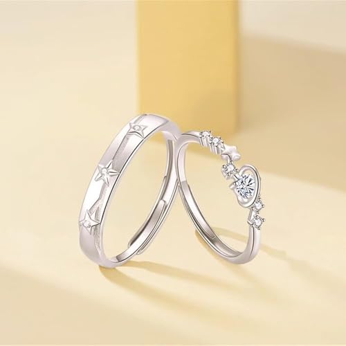Bagues de couple ajustables en argent IMINI : finis les problèmes de taille - 4