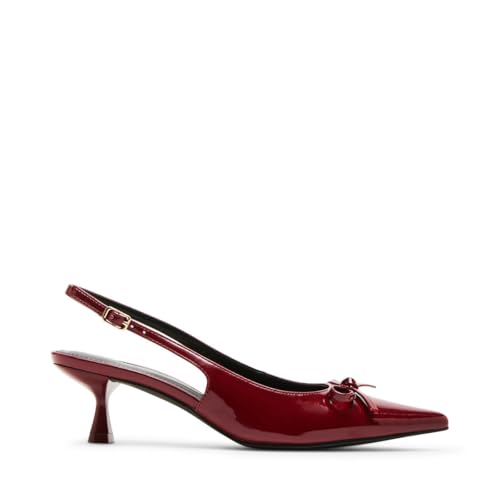 Madden Girl Women's Vogue Pump, Dark Cherry Patent, 10