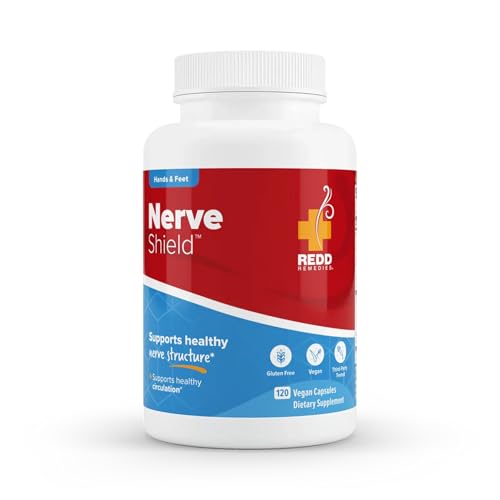 Redd Remedies Nerve Shield Supports Healthy Nerve Structure and Circulation 120 Vegan Capsules