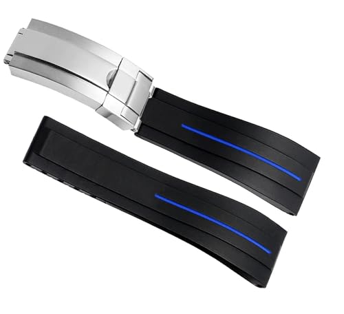Bracelet en caoutchouc de qualité supérieure pour montre Rolex Sport 20mm