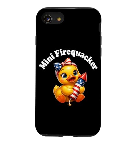 Mini Firequacker ���킢���A�q���̐Ԃ���� 7��4�� �č��Ɨ��L�O�� �X�}�z�P�[�X iPhone SE (2020) / 7 / 8 �p