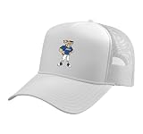 The University of Tulsa Hurricanes TU26 Trucker Hat with Adjustable Mesh Back, White