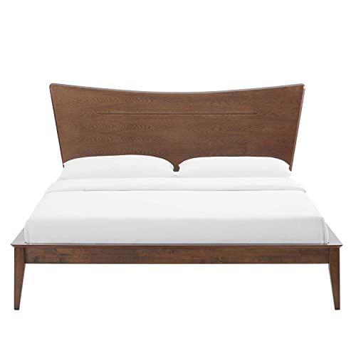 Modway Astra King Wood Platform Bed In Walnut #TOP4