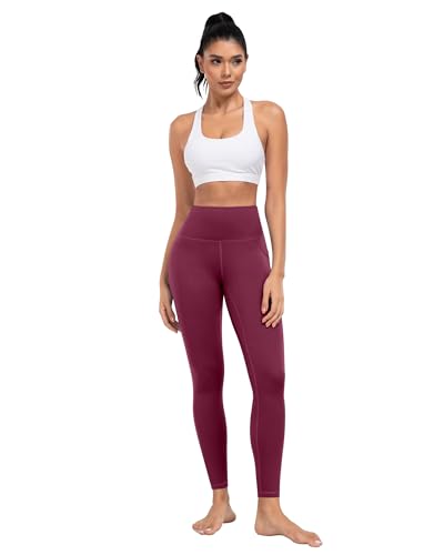 Image of ATHVOTAR Leggings with Pockets for Women, 7 Packs High Waisted Workout Tummy Control Yoga Pants