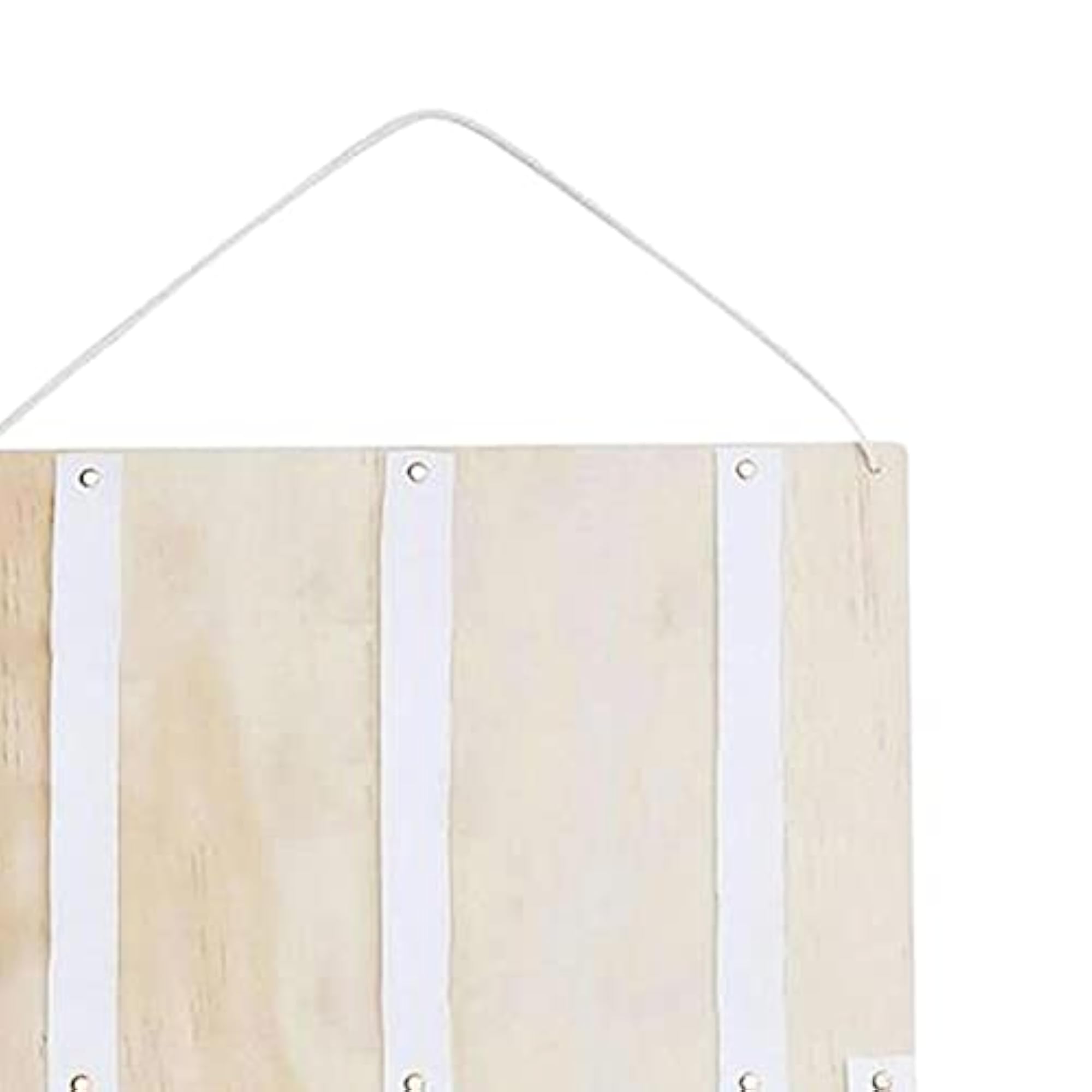 Hair Bow Holder Wall Hanging Organizer, White