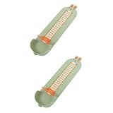 [GLSTOY] 2個 子供の足測定器 足定規 足測定ガイド 子供靴サイザー 子供用ツール 靴サイズ測定器 足のサイザー 靴の足測定定規 フィートゲージ 家庭用測定器 プラスチック Green