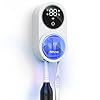 Bitvae Toothbrush Cleaner & Toothbrush Holder, Cleaning and Air Drying, LED Smart Screen, Rechargeable Wall Mount Toothbrush Holder for Bathrooms