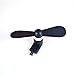 DAMAJIANGM Ventilatore Portatile Portatile Micro USB Ventilatori a Bassa Voce per Android Alimentatore USB per telefoni cellulari