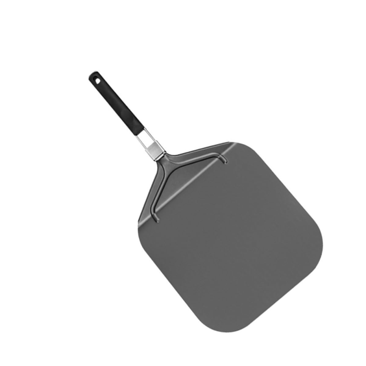 Pala para Pizza Plegable de Aluminio Mango de Goma Negro
