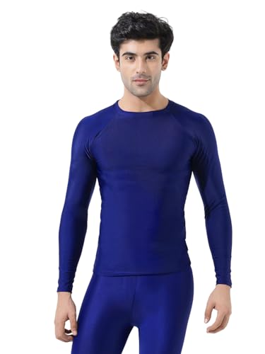 Image of LYCOT Compression Top Full Sleeve Plain Athletic Fit Multi Sports Cycling, Cricket, Football, Badminton, Gym, Fitness & Other Outdoor Inner Wear