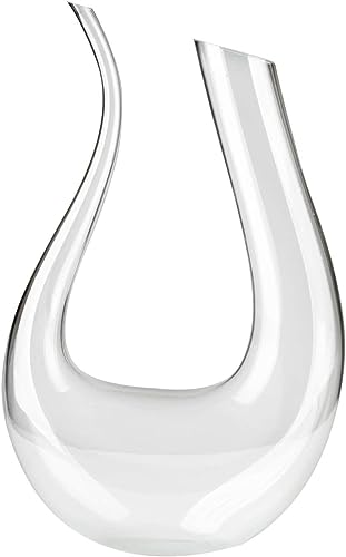 DUBKART Wine Decanter 1.2L U Shape Classic Wine Aerator Red Wine Carafe Wine Gifts Wine Accessories