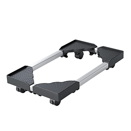 Magideal Adjustable Computer Tower Stand,Cpu Holder,Pc Riser,Stable With 4 Wheels Durable Mobile Pc Stand Holder Printer Cart For Gamers Floor Carpet #TOP6