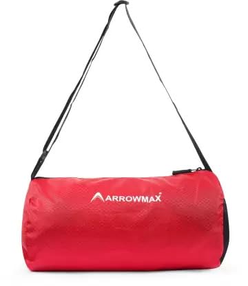 arrowmax Gym Bag Travel Bag for Men Women Boys Girls Sports Duffle Swimming Bag (Red)-picture-14