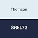Thomson SR8L72 Shaft Support Rail, Pre-Drilled, Aluminum, 1/2" Shaft Diameter, 72" Length