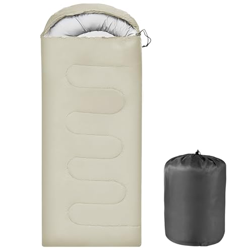 OBTANIM Waterproof Sleeping Bag for Adults & Kids, 4 Seasons