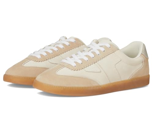 Baskets TOMS Collins femme en daim beige avec maintien à lacets