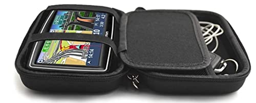 in Car Sat Nav Hard Carry Case For Garmin Nuvi 50LM 57LM 58LM 5'' GPS with Strap Sat Nav With Accessory