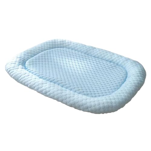 Almohadillas frigoríficas para perros y gatos? Alfombrilla de hielo antideslizante lavable con soporte de barbilla | Cómoda alfombra de verano para perreras, camas para perros | Alfombrilla de