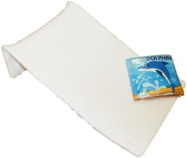Baby Best Buys Towelling Baby Bath Support Plus Bath Book : Colour White