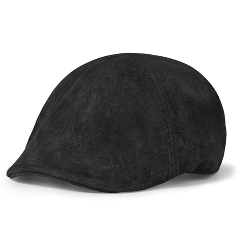 Clakllie Polyester Suede Newsboy Flat Cap Vintage Ivy Cabbie Caps Classic Irish Newsies Gatsby Hat Golf Hunting Gatsby Hat