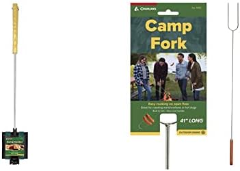 Coghlan's Cast Iron Camp Cooker & 9195 Camp Fork, Silver