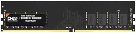 DATO DDR4 RAM 8GB 3200MHz, PC4-25600 CL22 1.2V 288-Pin Non-ECC un...