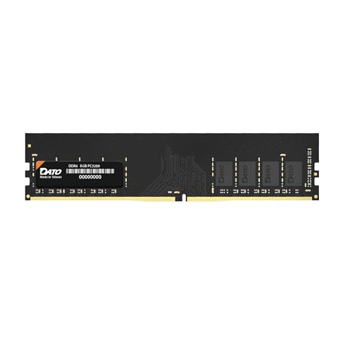 DATO DDR4 RAM 8GB 3200MHz, PC4-25600 CL22 1.2V 288-Pin Non-ECC unbuffered dimm, Desktop Memory Module
