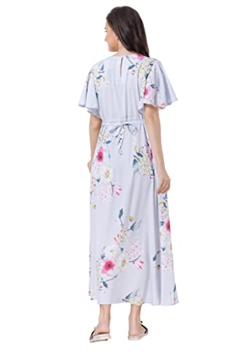 Image of AV2 Womens Viscose Maternity | Nursing |Feeding | Breast Feeding Dress with Zippers for Post Pregnancy