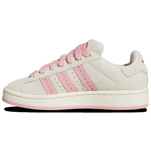 Adidas Originals Campus 00s - Girls' Grade School (JS3522, Cream/Pink/Red)2