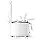 Moulinex AF2031 Fritteuse, Uno, Kapazität 1 kg für 4 Personen, Öl-Fassungsvermögen 1,8 l, Weiß