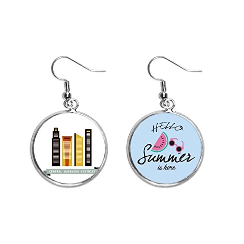Pendientes de sandía para refrescar tu estilo de lóbulo en verano