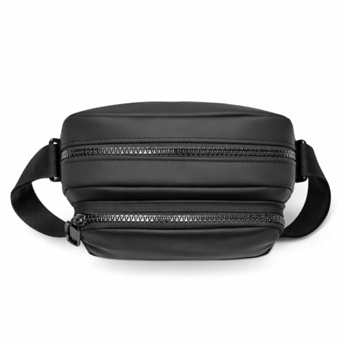 Image of KUNCHI VECTOR Crossbody Sling Bag for Men | Premium Water-Resistant Fabric | Multiple Compartments | Adjustable Strap | Metal Zipper | Gift for Men | Office, Daily Use, Casual & Outdoor