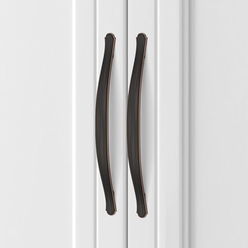Image of Asidrama 10 Pack 6.3 Inch(160mm) Oil Rubbed Bronze Kitchen Cabinet Handles Cabinet Pulls Kitchen Cabinet Hardware for Cupboard Drawer Pulls