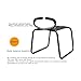 Advanced Couple Intimate Chair with Elastic Support System and Adjustable Ergonomic Design Gift Giving Suitable for Friends(Black1)