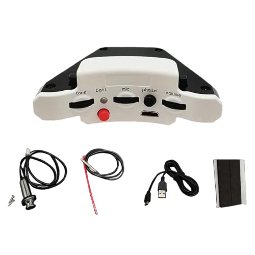 Micro piezo pour guitare rechargeable éliminant les pannes de son