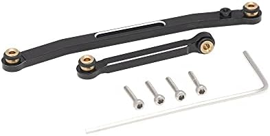DollaTek Aluminum fix link Steering Rod for 1/24 RC car SCX24 90081 AXI00002 AXI00001 Parts