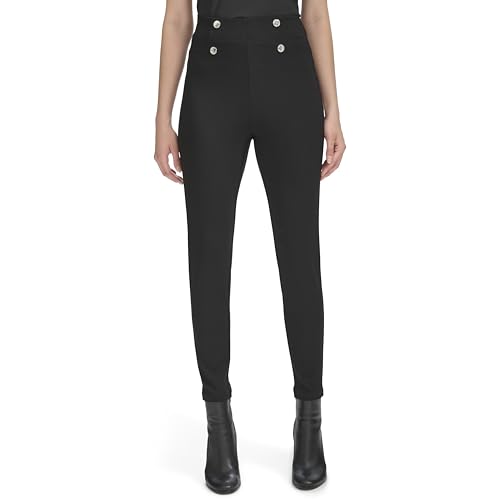 Calvin Klein Women's Button Detail Pull on Pants2
