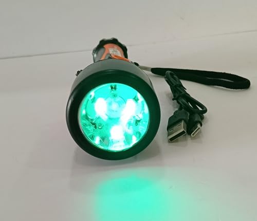Image of Tricolor Red /Green /White 5WTorch Light (Model - Prakash)