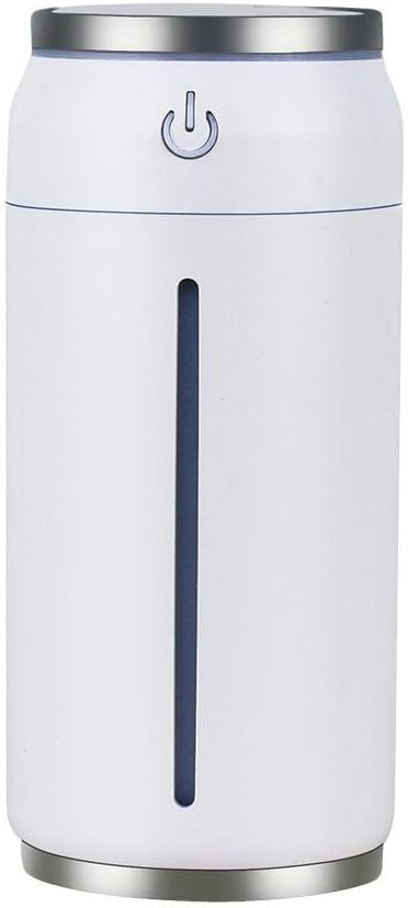 Nyganmelloz USB Car Essential Oil Diffuser Mini Portable Aromatherapy Aroma Fragrance Humidifier Air Freshener Purifier with USB Fan, LED Light for Vehicle Office Travel Home